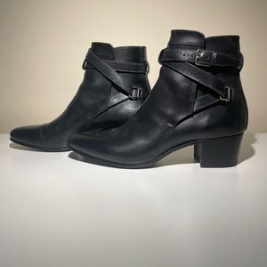 Authentic Saint Laurent Black Wyatt Jodhpour boots. 
Size 38 EU